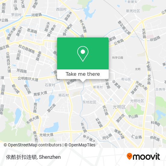 依酷折扣连锁 map