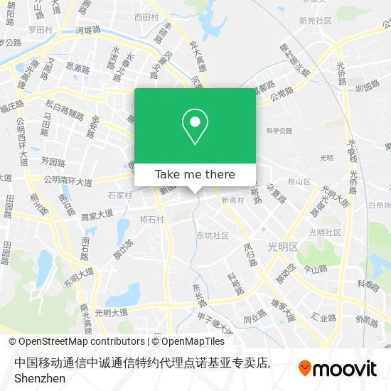 中国移动通信中诚通信特约代理点诺基亚专卖店 map