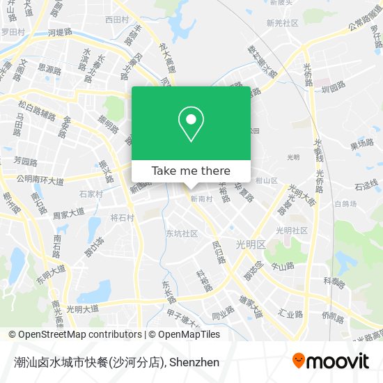 潮汕卤水城市快餐(沙河分店) map