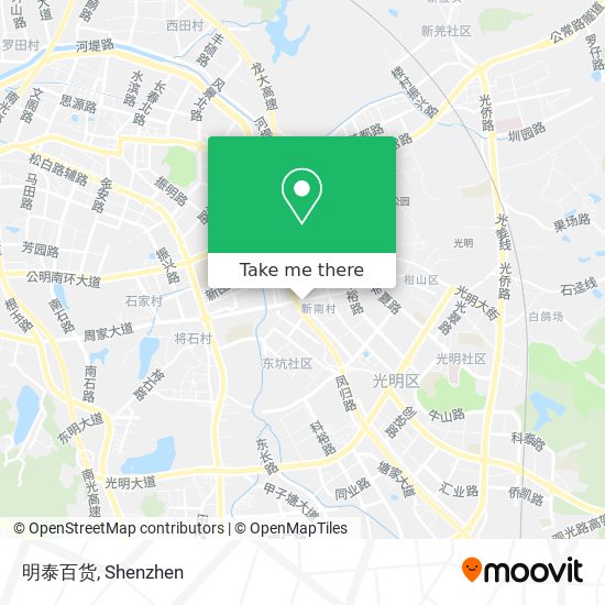 明泰百货 map