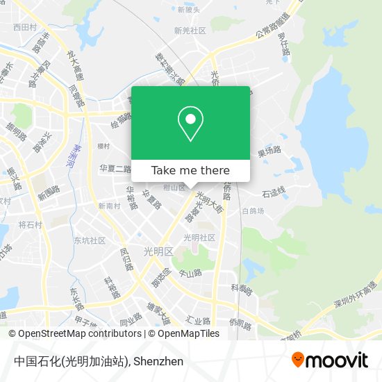 中国石化(光明加油站) map