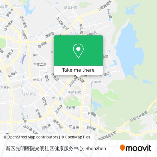 新区光明医院光明社区健康服务中心 map