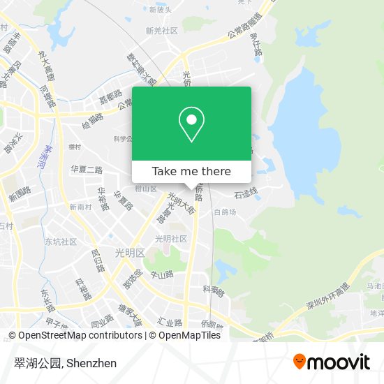 翠湖公园 map