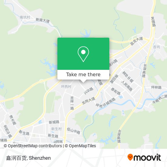 鑫润百货 map