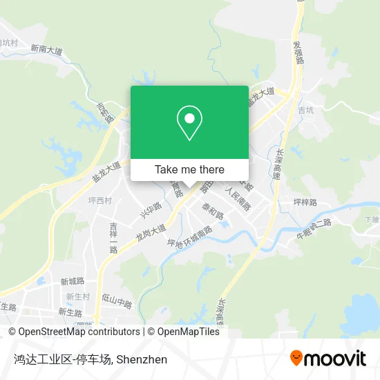 鸿达工业区-停车场 map