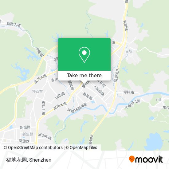 福地花园 map
