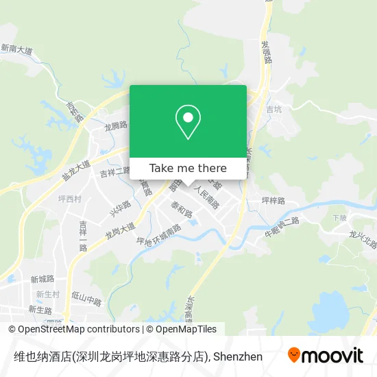 维也纳酒店(深圳龙岗坪地深惠路分店) map