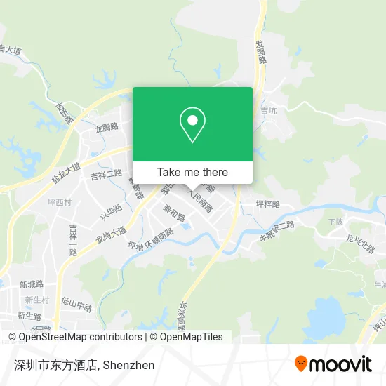 深圳市东方酒店 map