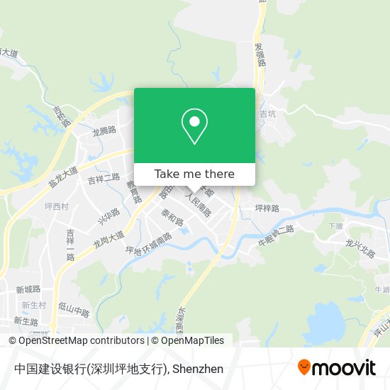 中国建设银行(深圳坪地支行) map