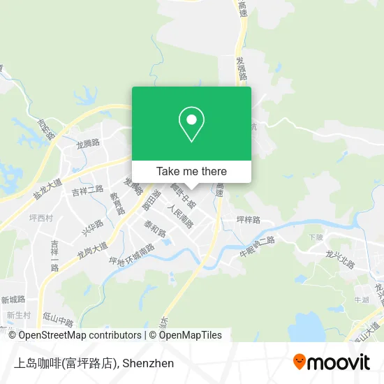 上岛咖啡(富坪路店) map