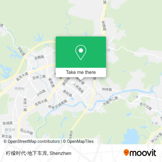 柠檬时代-地下车库 map