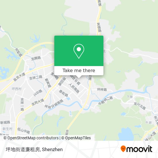坪地街道廉租房 map