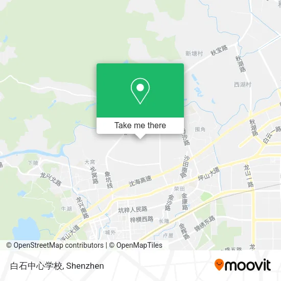 白石中心学校 map