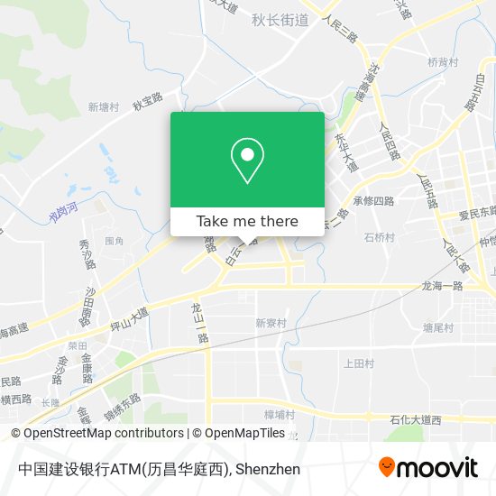 中国建设银行ATM(历昌华庭西) map