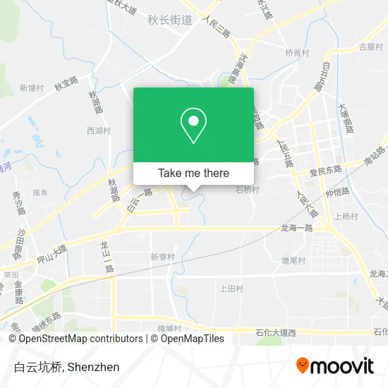 白云坑桥 map