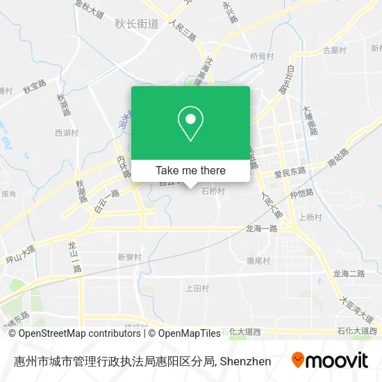 惠州市城市管理行政执法局惠阳区分局 map
