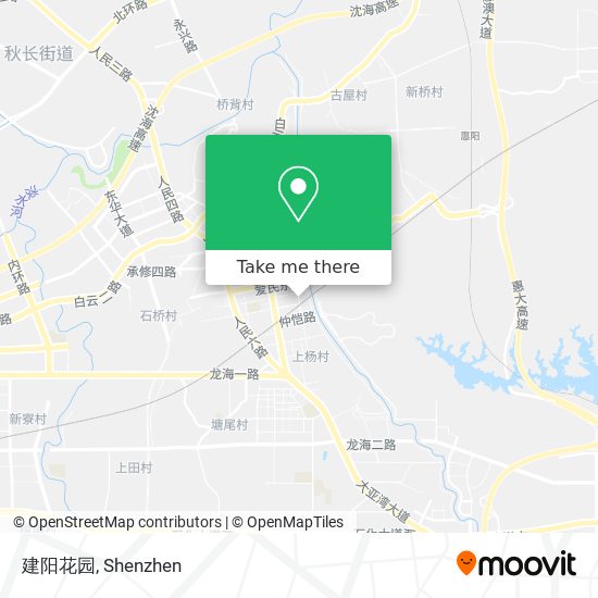 建阳花园 map