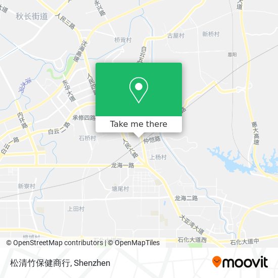 松清竹保健商行 map