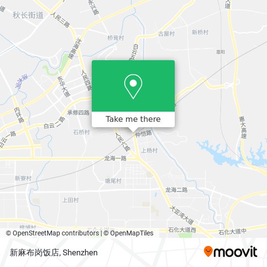 新麻布岗饭店 map