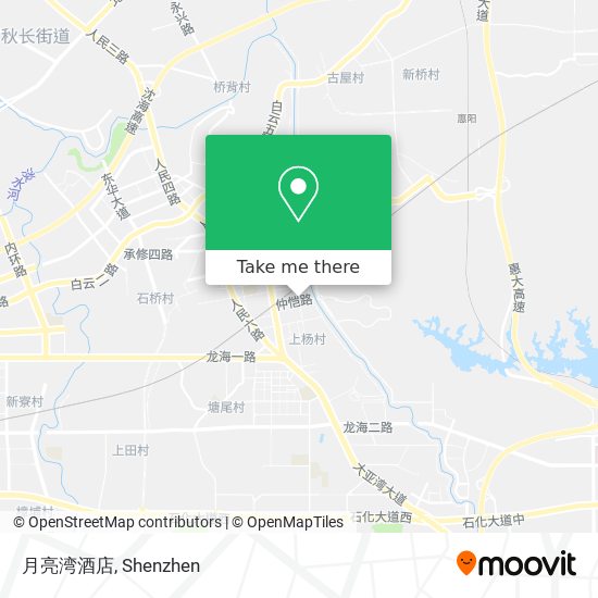 月亮湾酒店 map