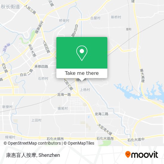 康惠盲人按摩 map