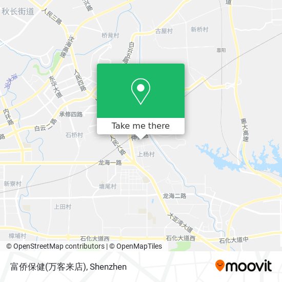富侨保健(万客来店) map