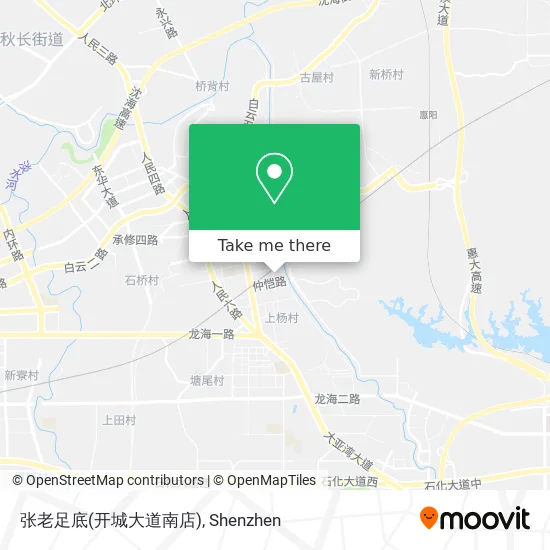 张老足底(开城大道南店) map