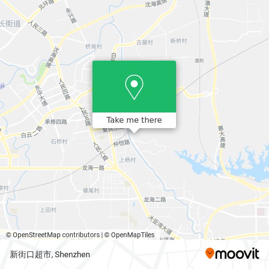 新街口超市 map