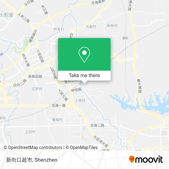 新街口超市 map