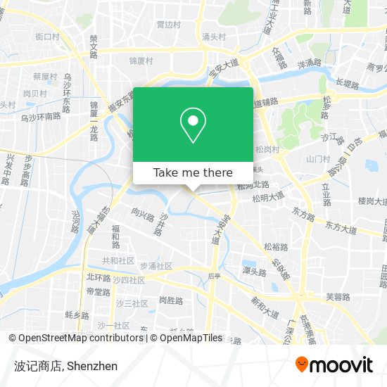 波记商店 map