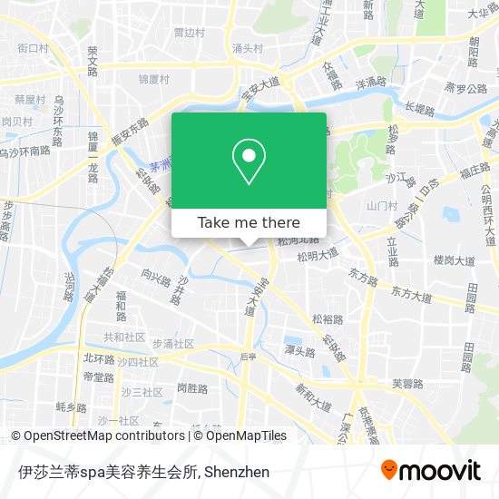 伊莎兰蒂spa美容养生会所 map