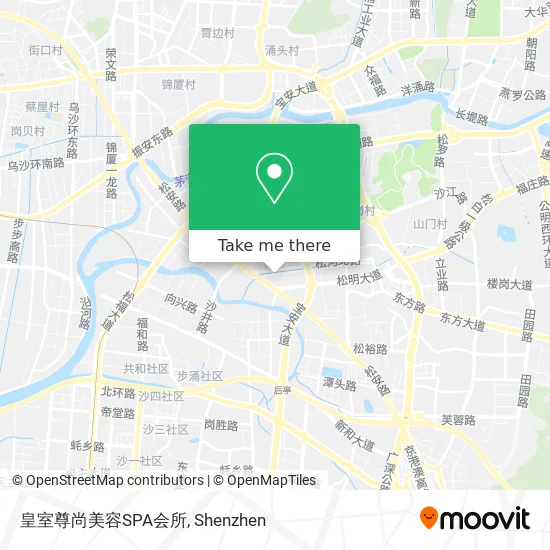 皇室尊尚美容SPA会所 map