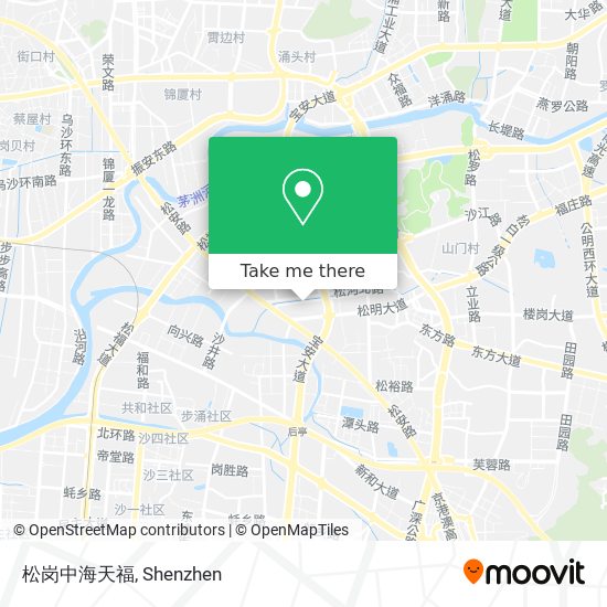 松岗中海天福 map