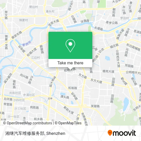 湘继汽车维修服务部 map