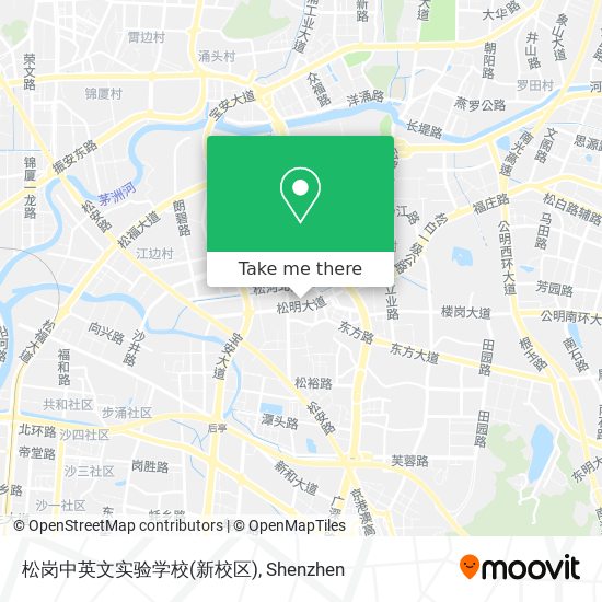 松岗中英文实验学校(新校区) map