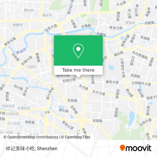 祥记美味小吃 map