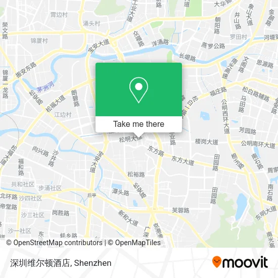 深圳维尔顿酒店 map