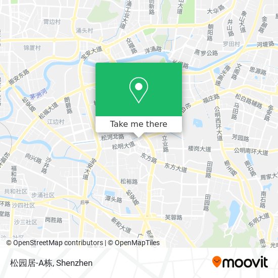 松园居-A栋 map