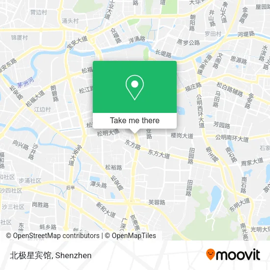 北极星宾馆 map