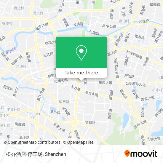 松乔酒店-停车场 map