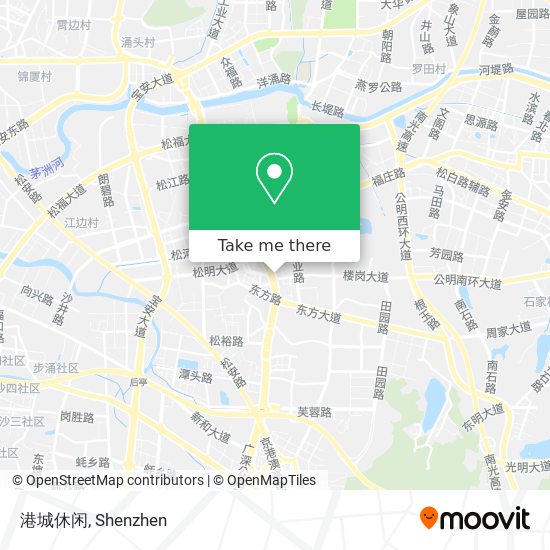 港城休闲 map