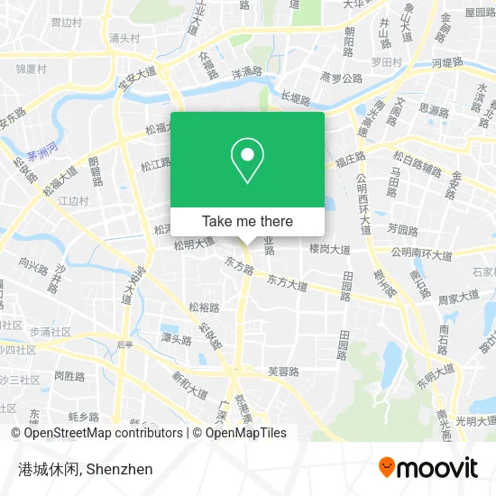 港城休闲 map
