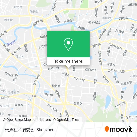 松涛社区居委会 map