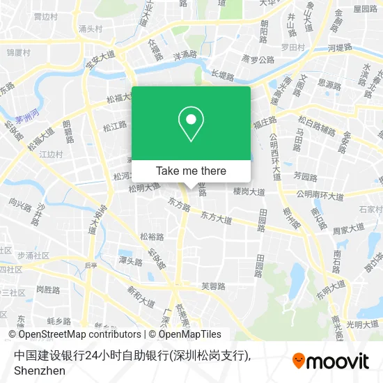 中国建设银行24小时自助银行(深圳松岗支行) map