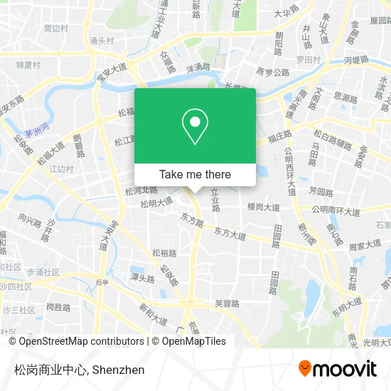 松岗商业中心 map