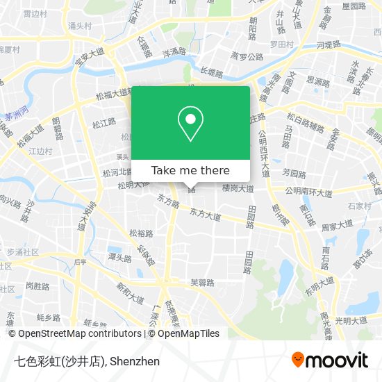 七色彩虹(沙井店) map