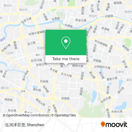 泓润泽百货 map