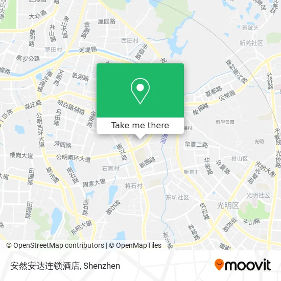 安然安达连锁酒店 map