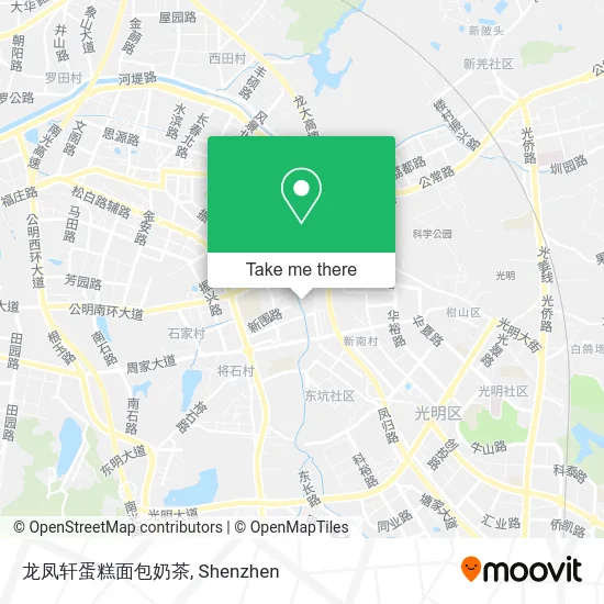 龙凤轩蛋糕面包奶茶 map