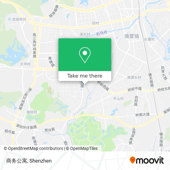 商务公寓 map